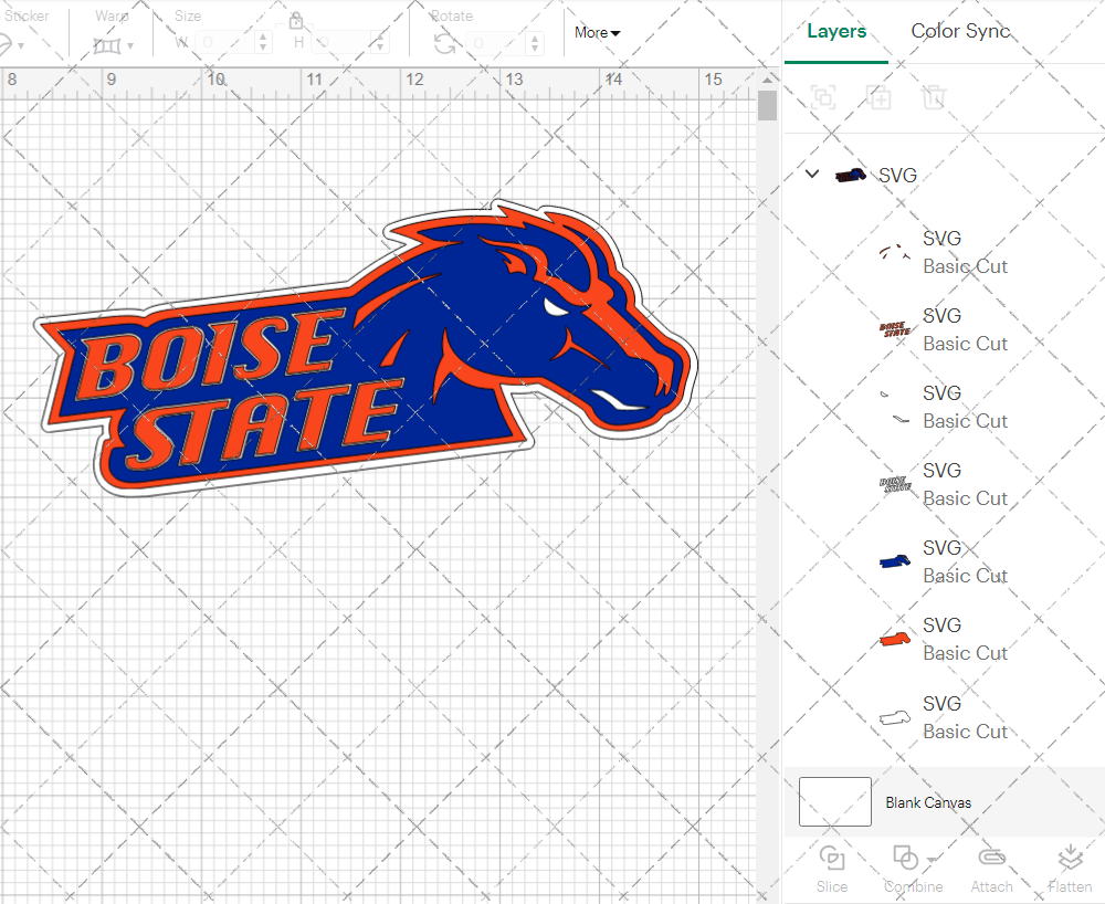 Boise State Broncos Secondary 2002 027, Svg, Dxf, Eps, Png 002