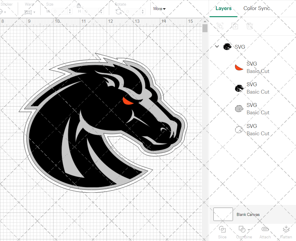 Boise State Broncos Secondary 2013 006, Svg, Dxf, Eps, Png 002