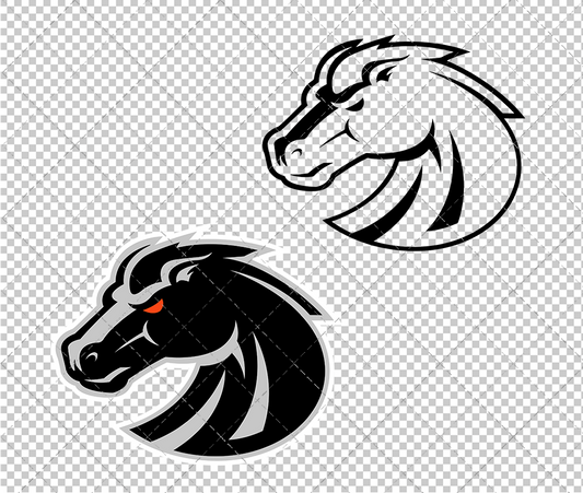 Boise State Broncos Secondary 2013 007, Svg, Dxf, Eps, Png