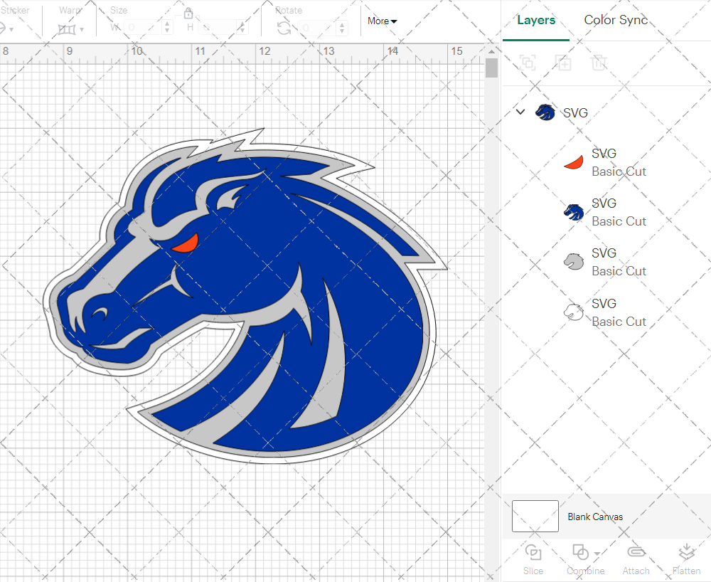 Boise State Broncos Secondary 2013 009, Svg, Dxf, Eps, Png 002