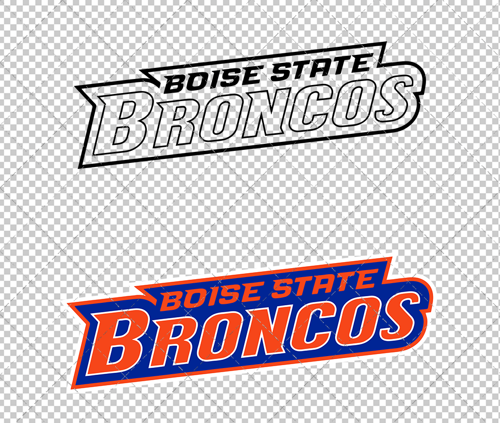 Boise State Broncos Wordmark 2002 002, Svg, Dxf, Eps, Png