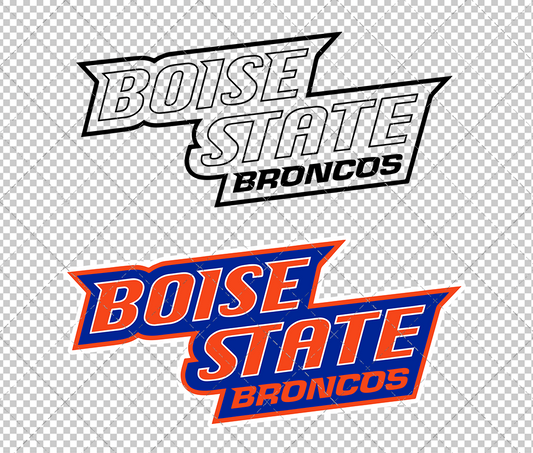 Boise State Broncos Wordmark 2002 005, Svg, Dxf, Eps, Png