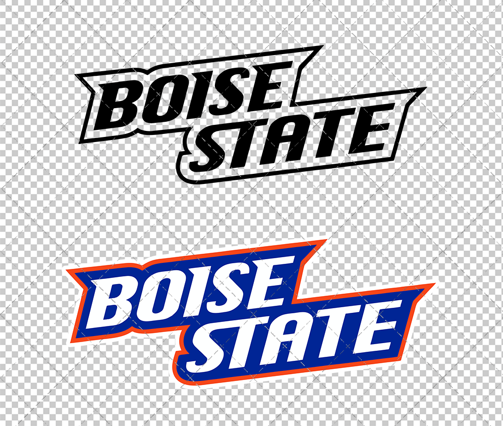Boise State Broncos Wordmark 2002 007, Svg, Dxf, Eps, Png