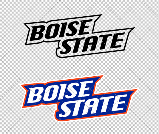 Boise State Broncos Wordmark 2002 007, Svg, Dxf, Eps, Png