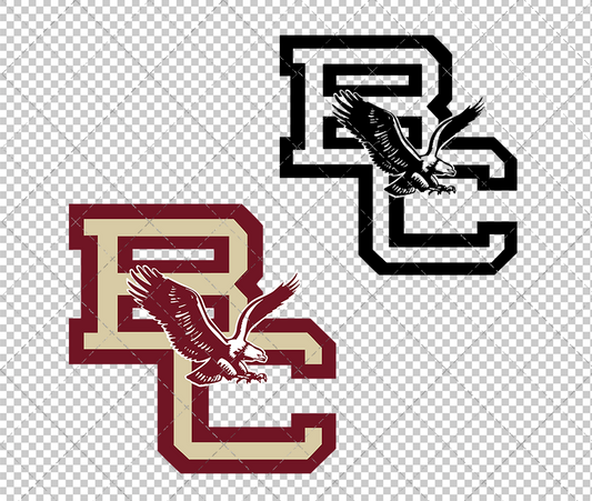 Boston College Eagles 1977, Svg, Dxf, Eps, Png