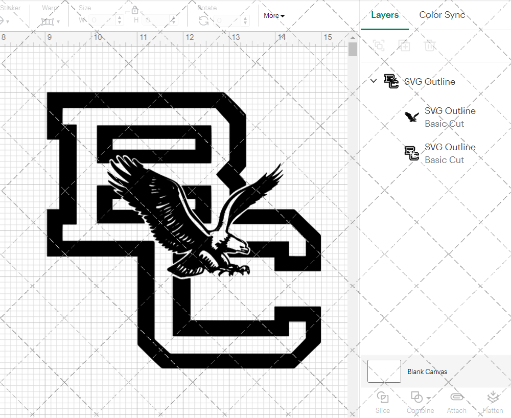 Boston College Eagles 1977, Svg, Dxf, Eps, Png 003