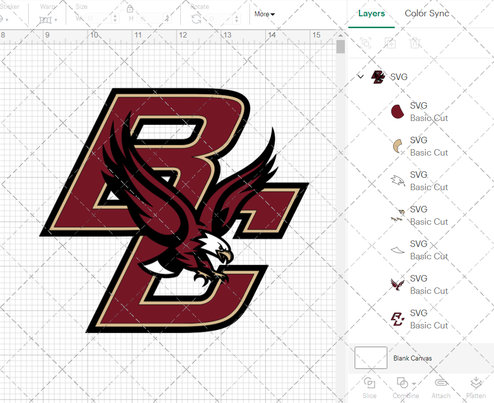 Boston College Eagles 2000, Svg, Dxf, Eps, Png 002