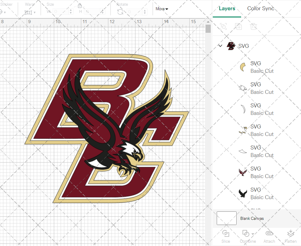 Boston College Eagles Secondary 2000 003, Svg, Dxf, Eps, Png 002