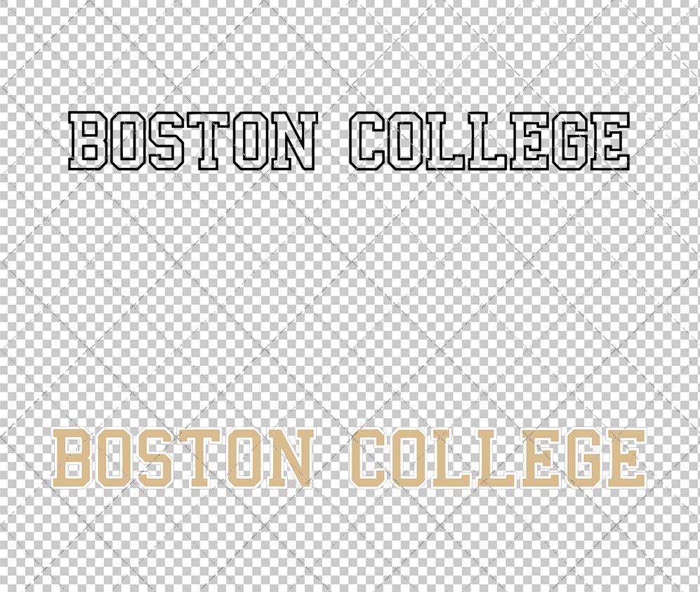 Boston College Eagles Wordmark 2016 004, Svg, Dxf, Eps, Png