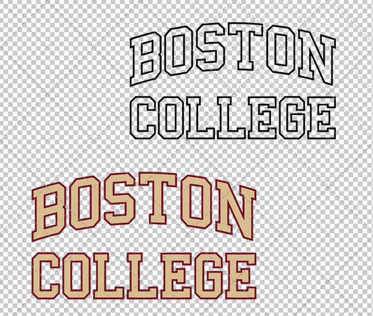 Boston College Eagles Wordmark 2016 007, Svg, Dxf, Eps, Png