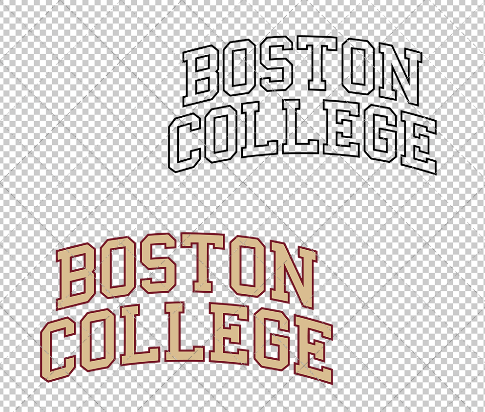 Boston College Eagles Wordmark 2016 015, Svg, Dxf, Eps, Png
