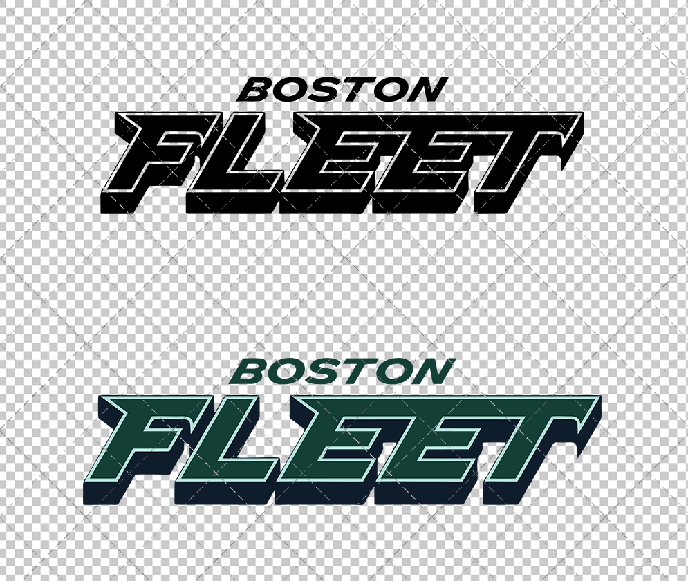 Boston Fleet Wordmark 2024, Svg, Dxf, Eps, Png