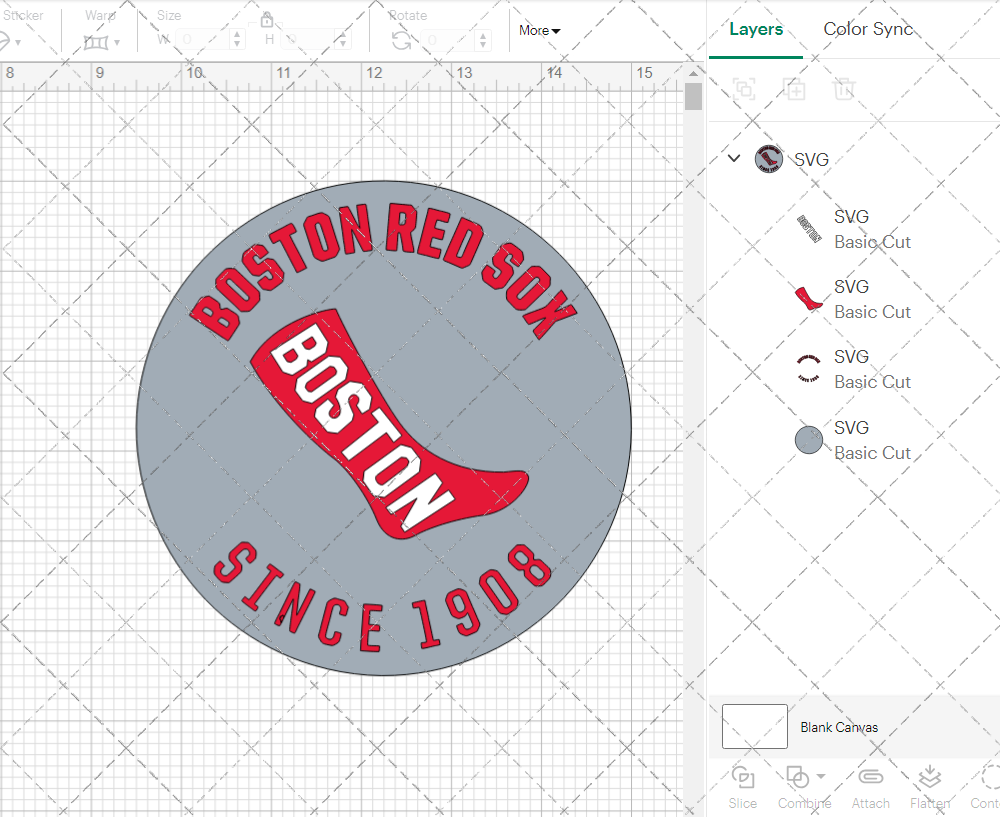 Boston Red Sox Circle 1908, Svg, Dxf, Eps, Png - SvgShopArt