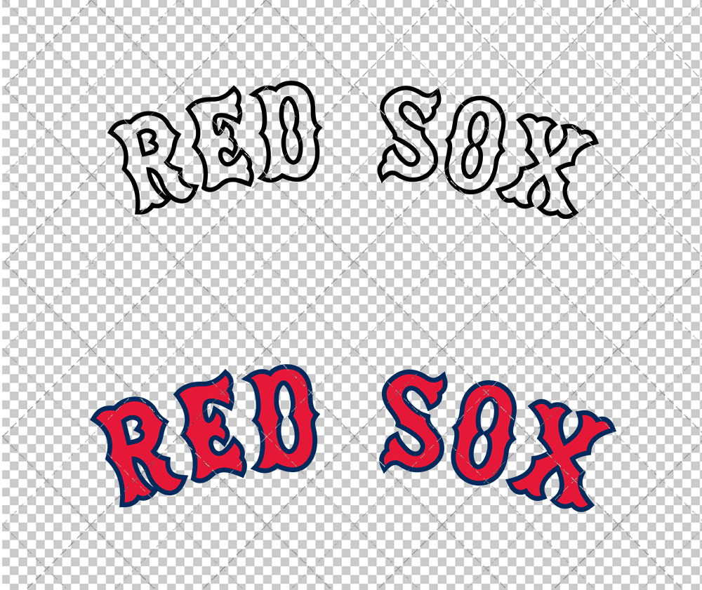 Boston Red Sox Jersey 1979, Svg, Dxf, Eps, Png - SvgShopArt