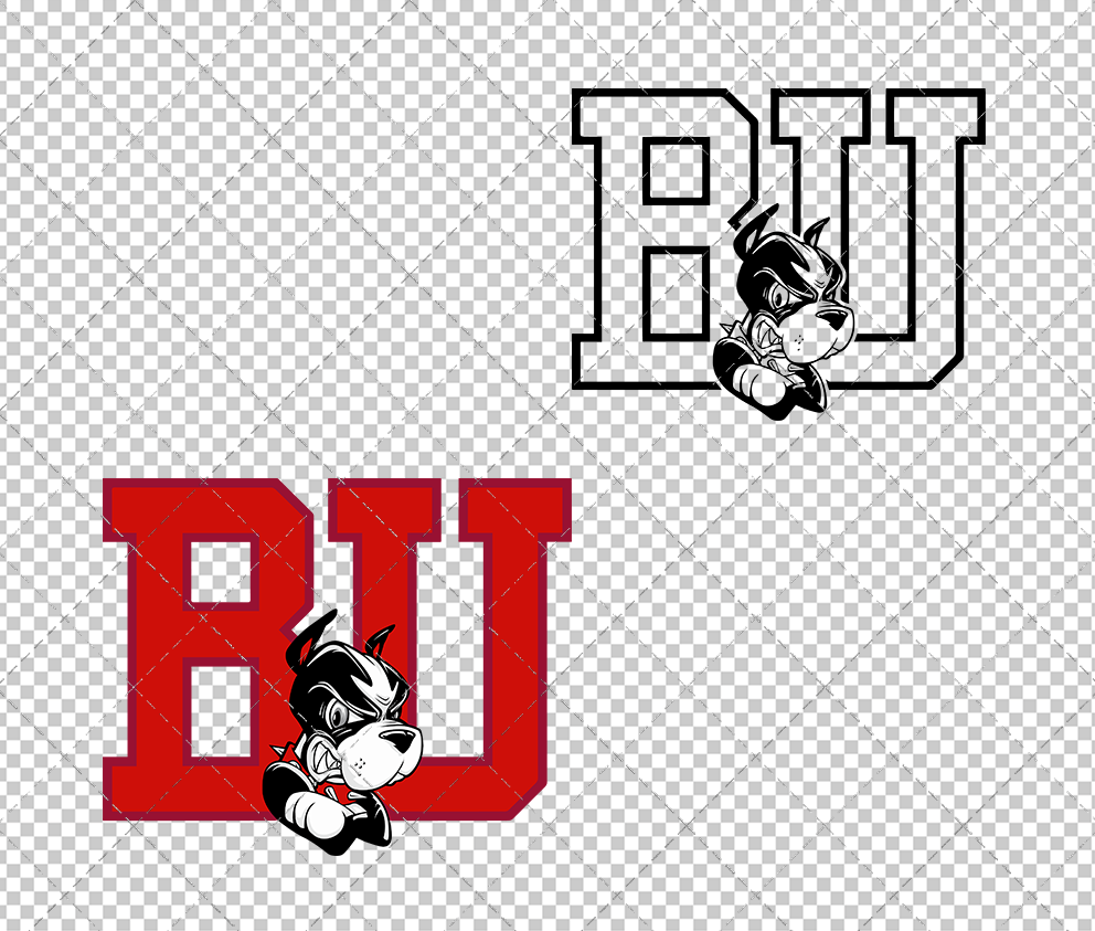 Boston University Terriers Alternate 2015 002, Svg, Dxf, Eps, Png