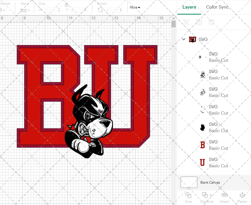 Boston University Terriers Alternate 2015 002, Svg, Dxf, Eps, Png 002