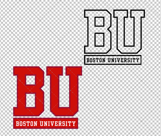 Boston University Terriers Alternate 2015 003, Svg, Dxf, Eps, Png
