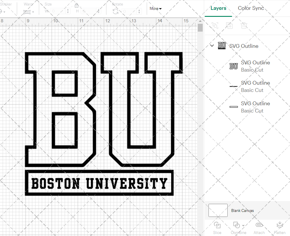 Boston University Terriers Alternate 2015 003, Svg, Dxf, Eps, Png 003