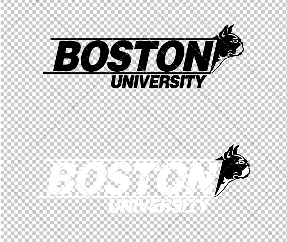 Boston University Terriers Secondary 1980, Svg, Dxf, Eps, Png