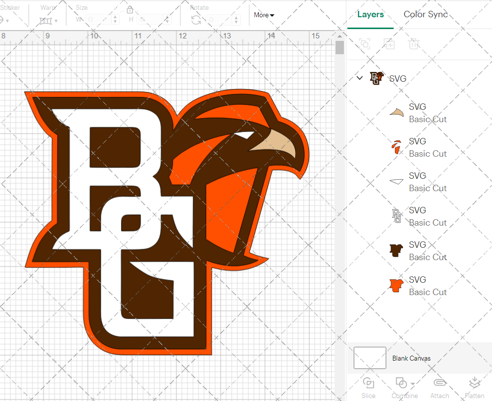 Bowling Green Falcons 2007, Svg, Dxf, Eps, Png 002