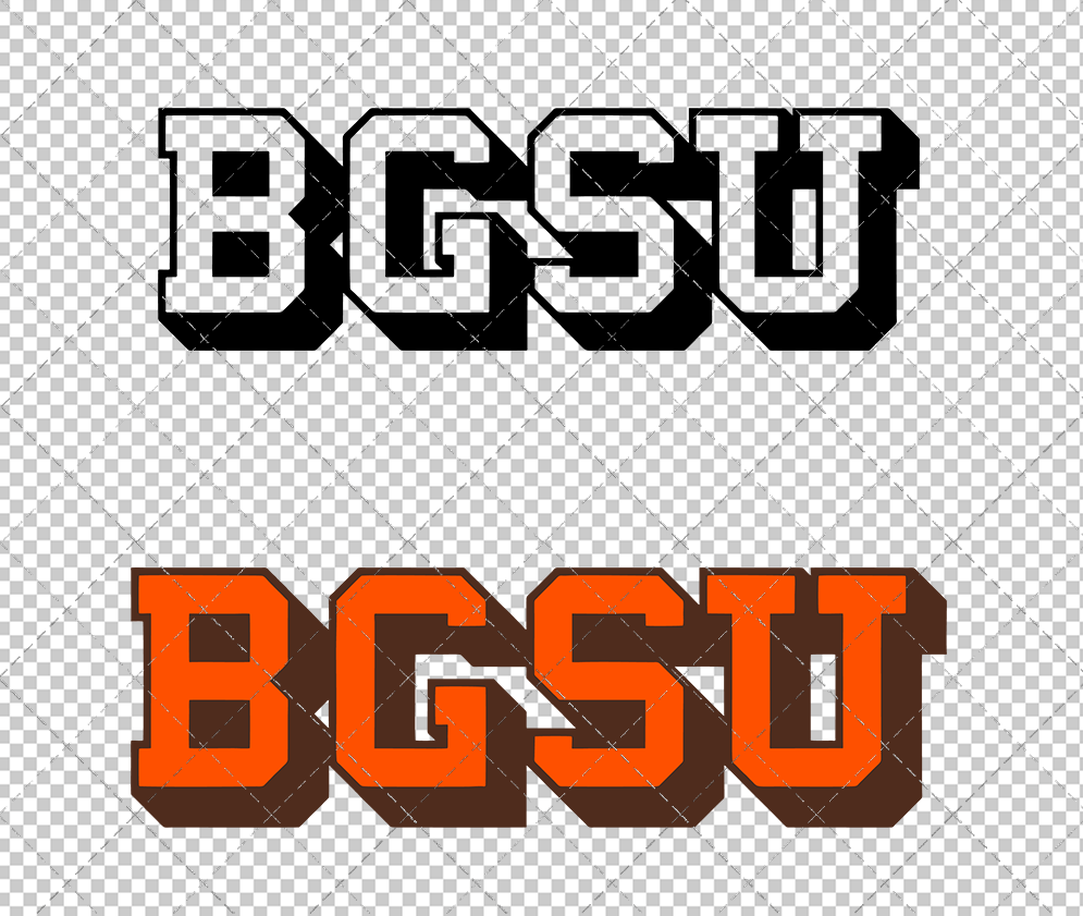 Bowling Green Falcons Wordmark 1964, Svg, Dxf, Eps, Png