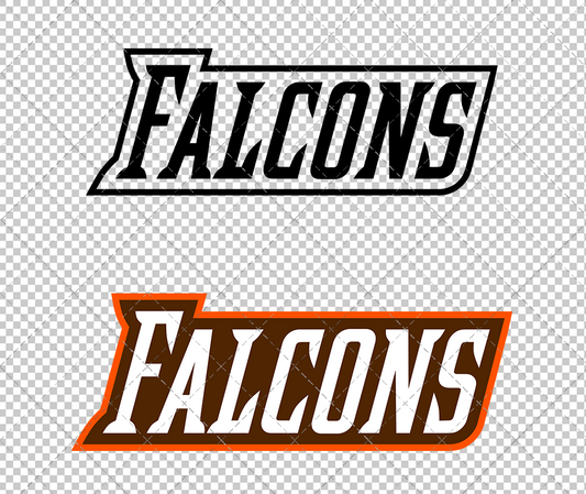 Bowling Green Falcons Wordmark 2004 003, Svg, Dxf, Eps, Png