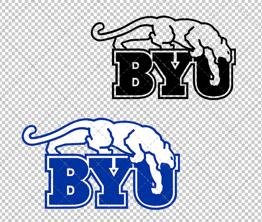 Brigham Young Cougars 1982, Svg, Dxf, Eps, Png