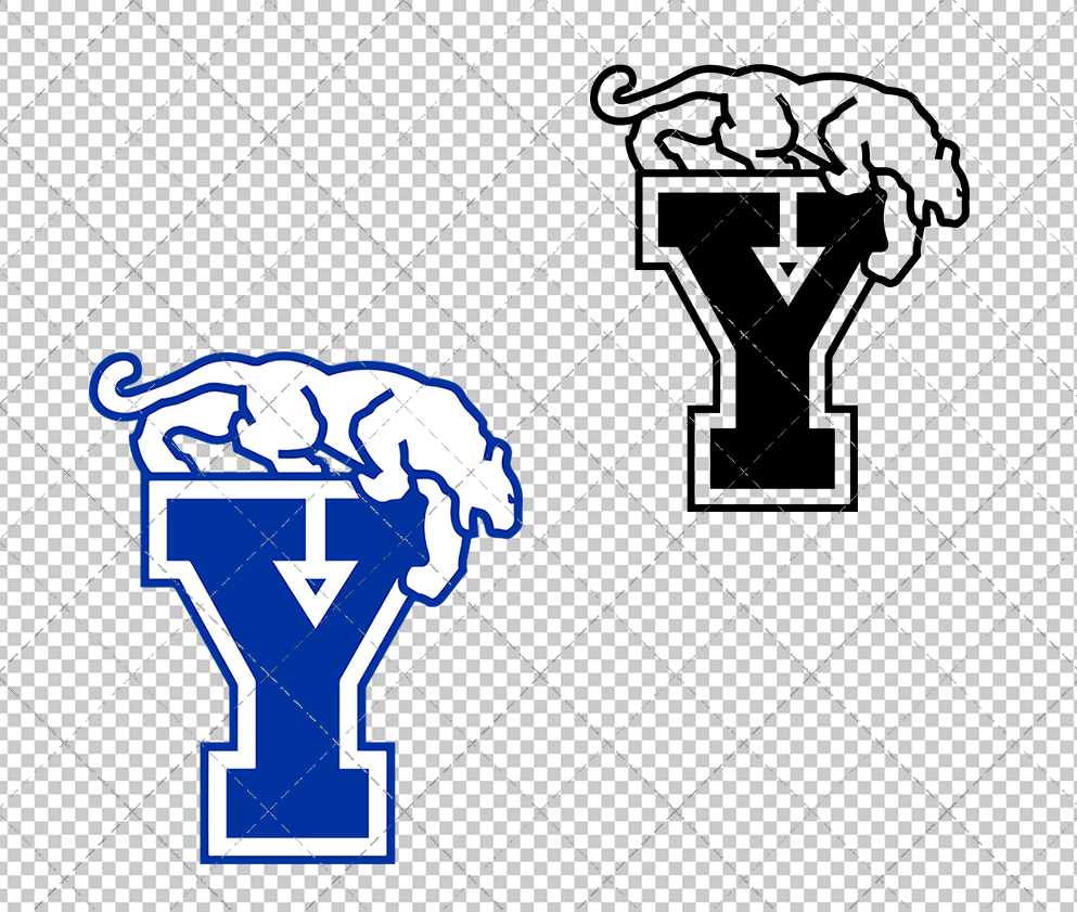 Brigham Young Cougars Alternate 1982, Svg, Dxf, Eps, Png