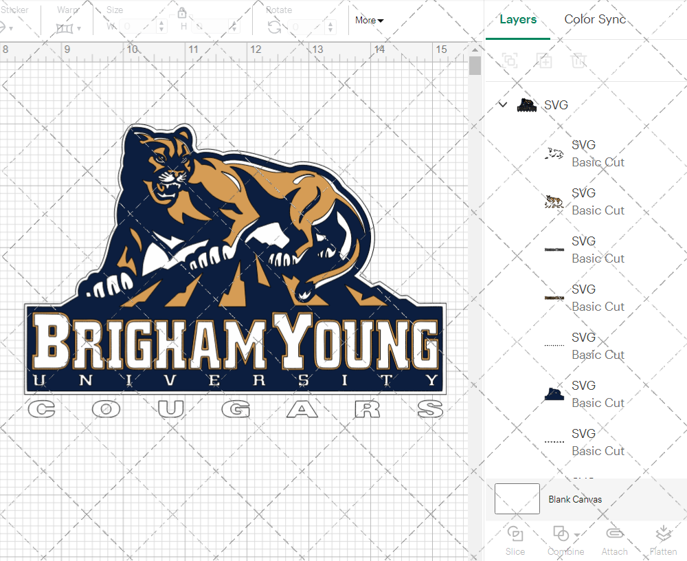 Brigham Young Cougars Secondary 1999, Svg, Dxf, Eps, Png 002