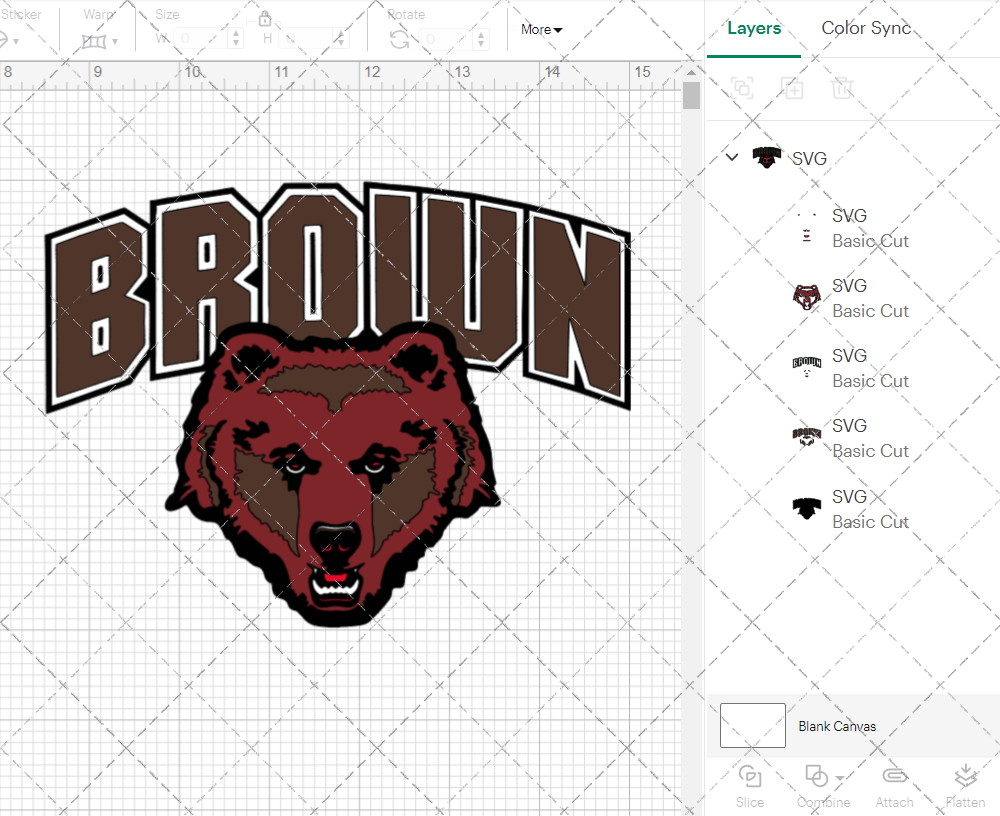 Brown Bears Alternate 1997 002, Svg, Dxf, Eps, Png - SvgShopArt