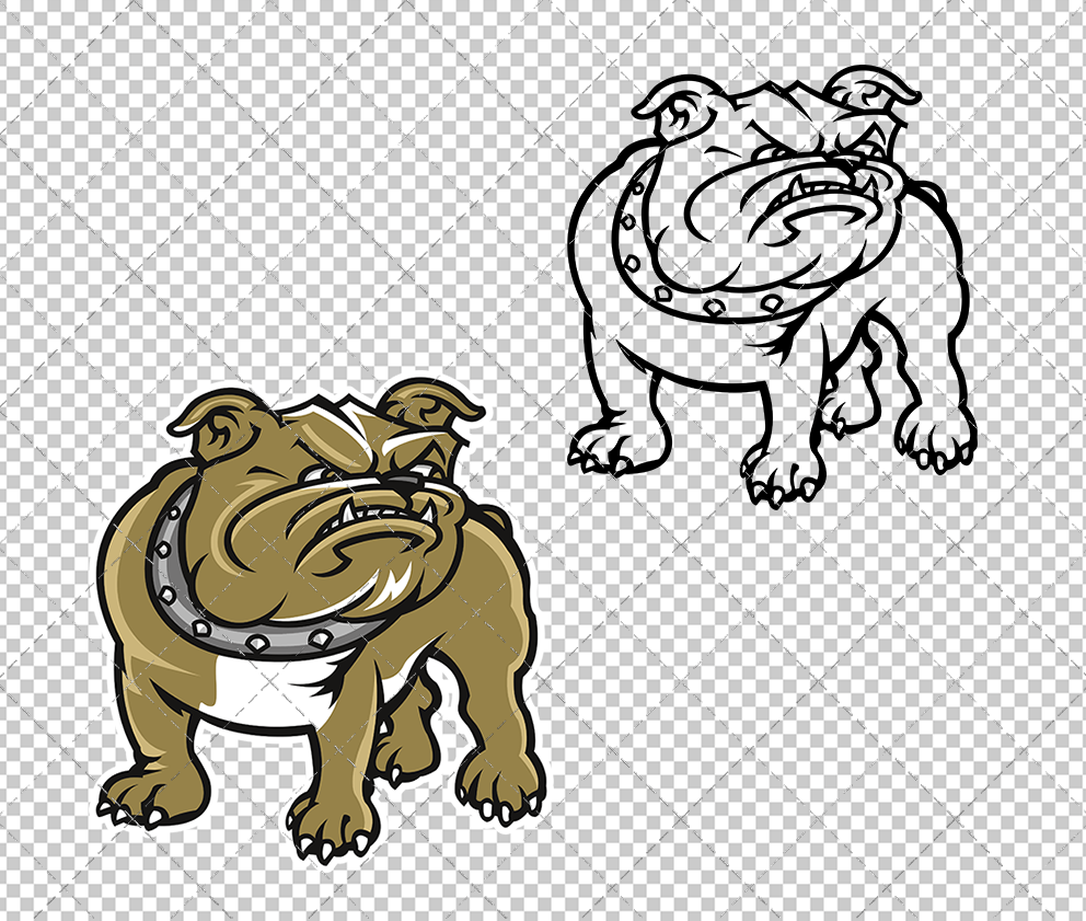 Bryant Bulldogs Secondary 2004 002, Svg, Dxf, Eps, Png - SvgShopArt