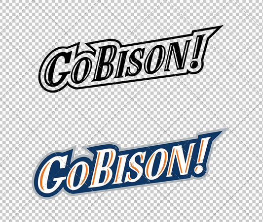 Bucknell Bison Secondary 2011, Svg, Dxf, Eps, Png - SvgShopArt