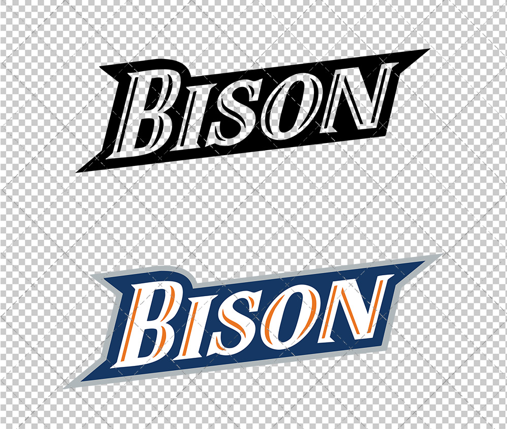 Bucknell Bison Wordmark 2011 002, Svg, Dxf, Eps, Png - SvgShopArt