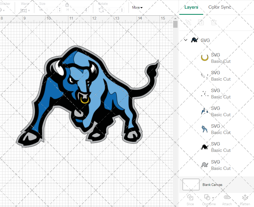 Buffalo Bulls Secondary 2007, Svg, Dxf, Eps, Png - SvgShopArt