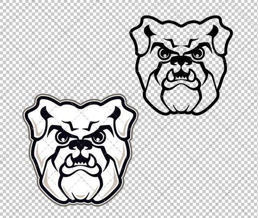 Butler Bulldogs Secondary 2008, Svg, Dxf, Eps, Png - SvgShopArt