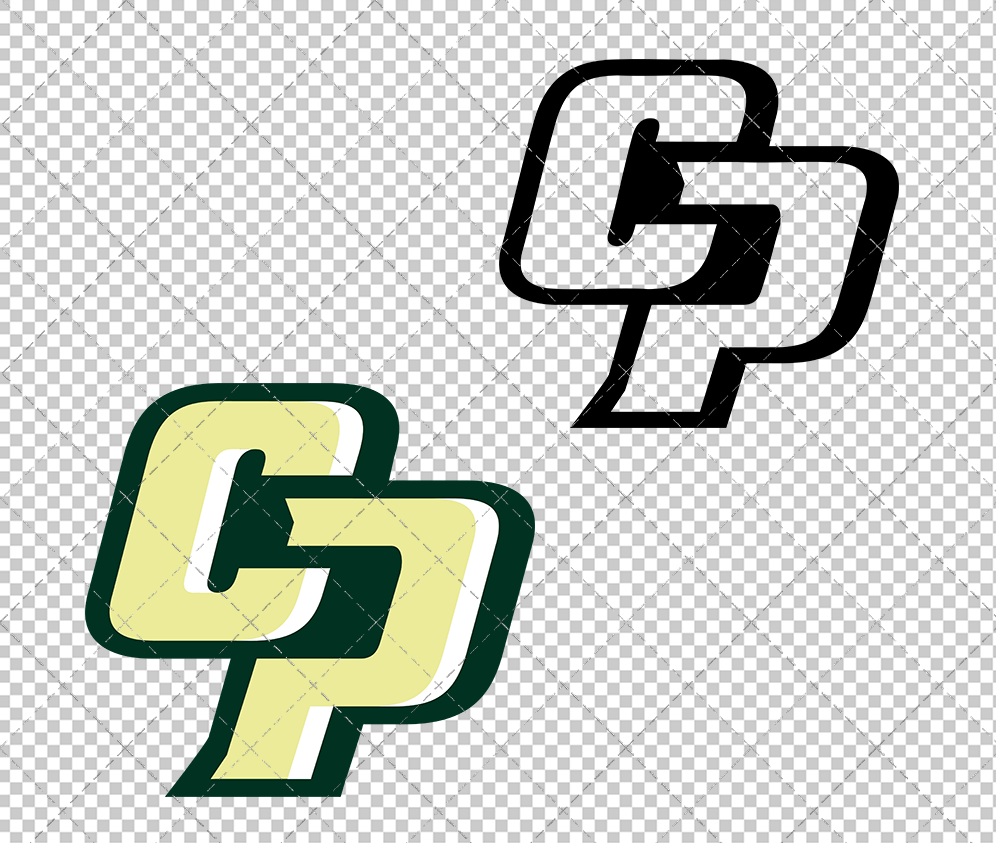 Cal Poly Mustangs Secondary 2000, Svg, Dxf, Eps, Png - SvgShpArt