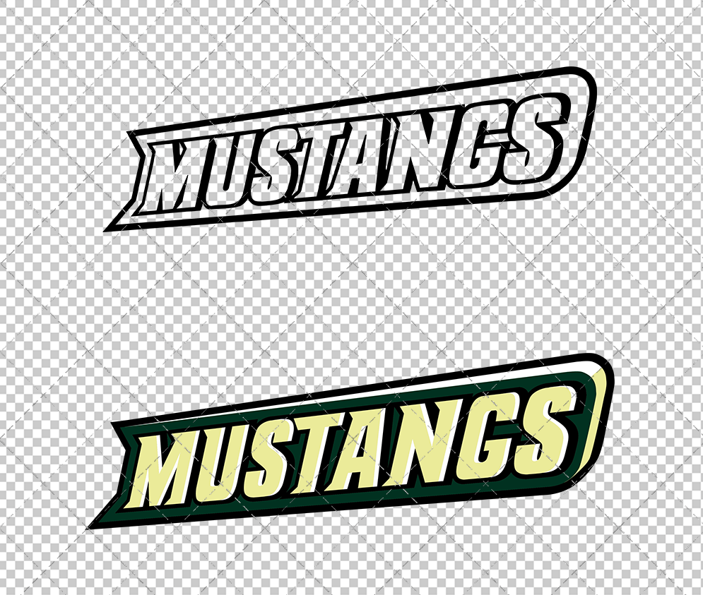 Cal Poly Mustangs Wordmark 2000 002, Svg, Dxf, Eps, Png - SvgShopArt