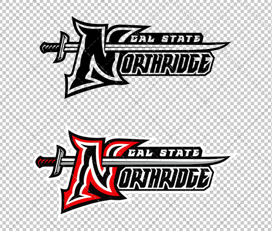 Cal State Northridge Matadors Wordmark 1999 002, Svg, Dxf, Eps, Png - SvgShopArt
