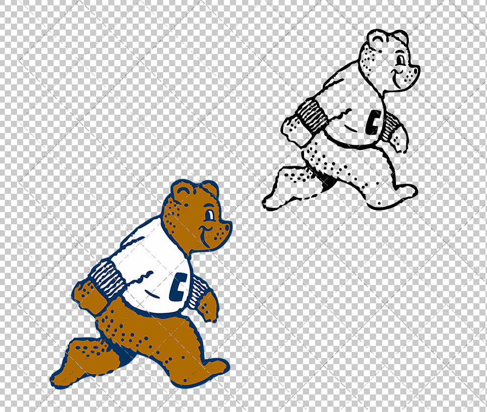 California Golden Bears Secondary 1951, Svg, Dxf, Eps, Png - SvgShopArt