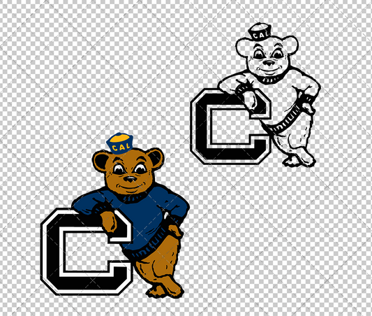 California Golden Bears Secondary 1952 002, Svg, Dxf, Eps, Png - SvgShopArt