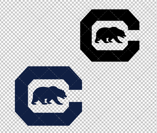 California Golden Bears Secondary 2017 002, Svg, Dxf, Eps, Png - SvgShopArt