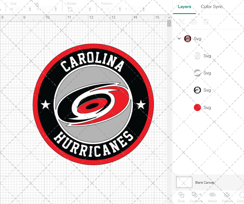 Carolina Hurricanes Circle 1997, Svg, Dxf, Eps, Png - SvgShopArt