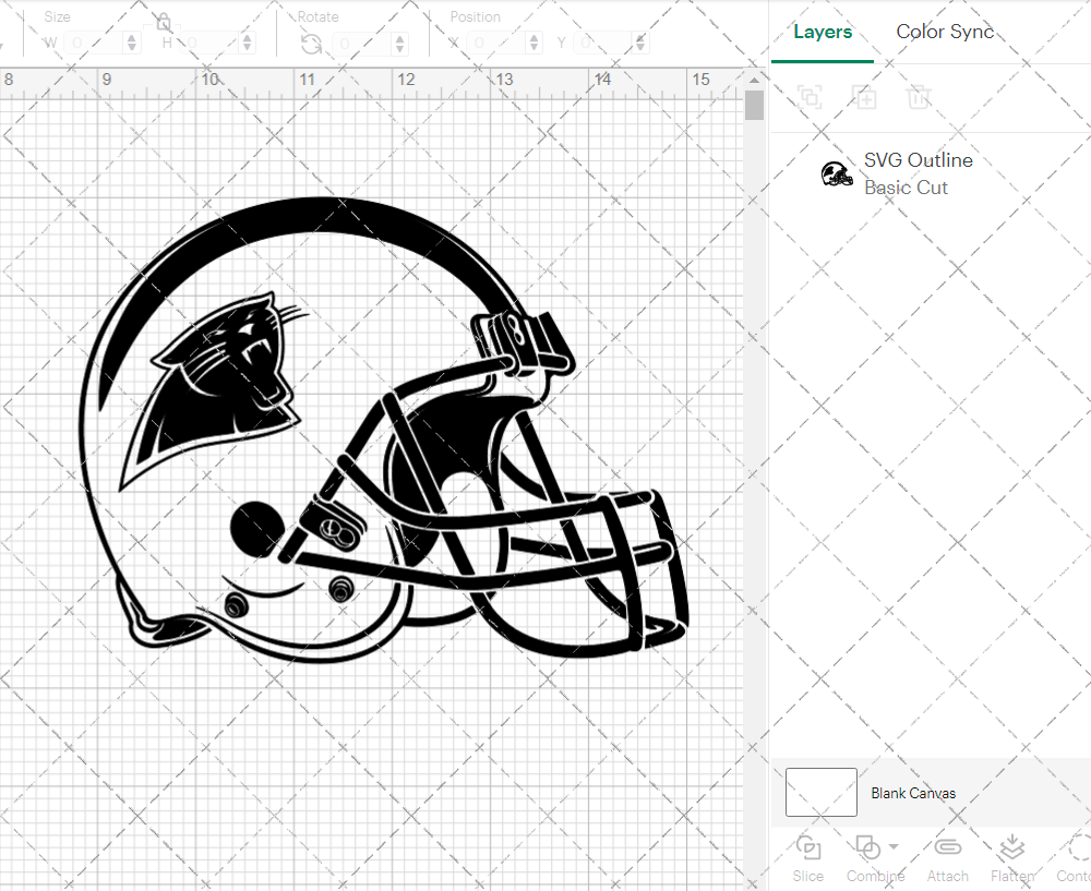 Carolina Panthers Helmet 1995 002, Svg, Dxf, Eps, Png - SvgShopArt