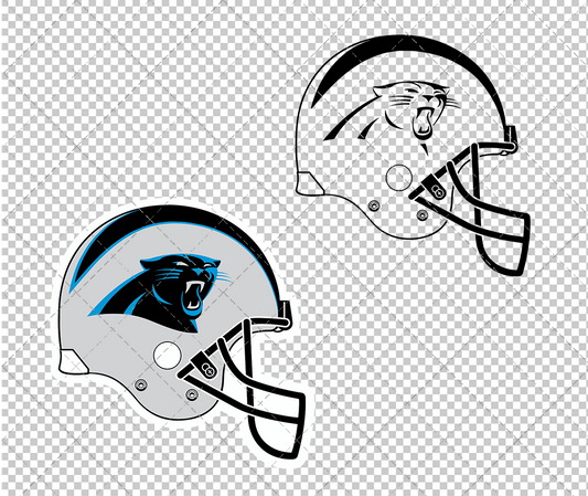 Carolina Panthers Helmet 2012, Svg, Dxf, Eps, Png - SvgShopArt