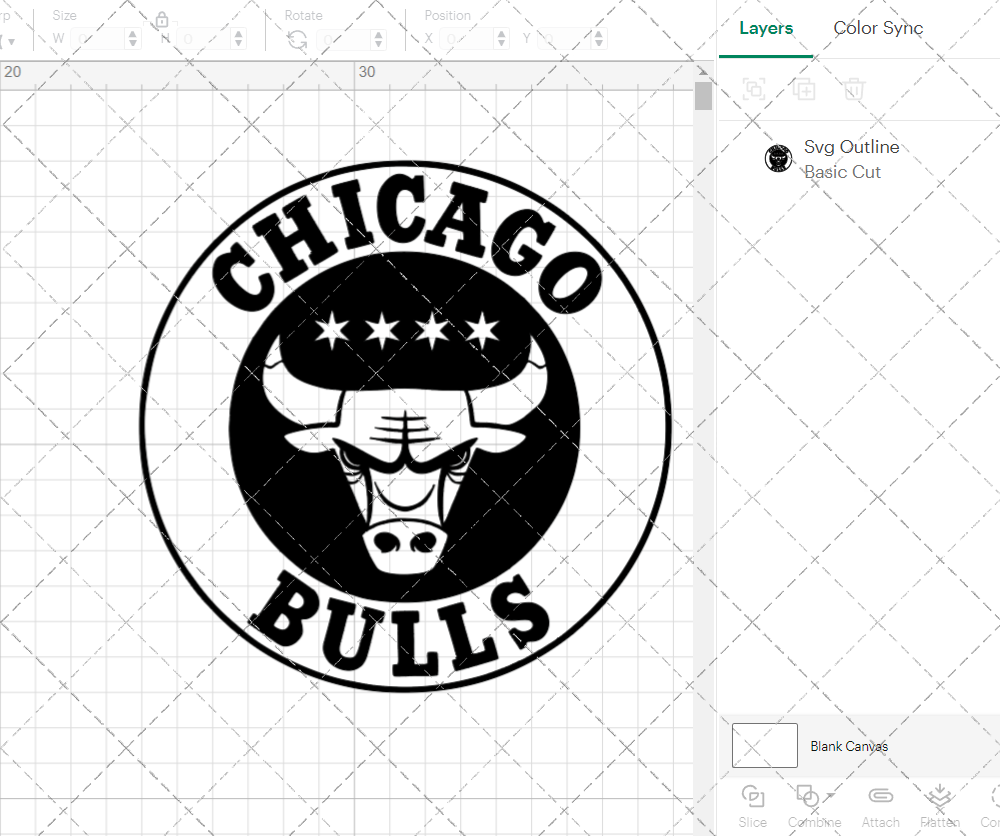 Chicago Bulls Circle 2017, Svg, Dxf, Eps, Png - SvgShopArt