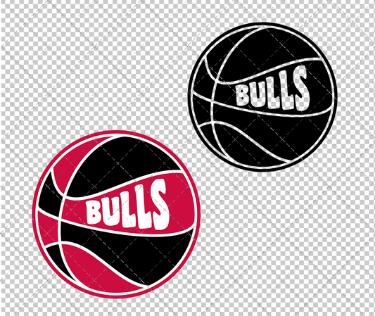 Chicago Bulls Concept 1972 004, Svg, Dxf, Eps, Png - SvgShopArt
