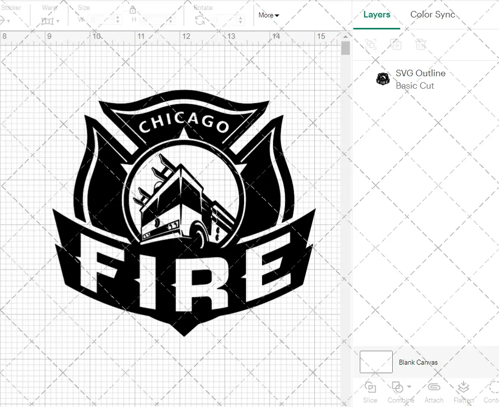 Chicago Fire Alternate 1998, Svg, Dxf, Eps, Png - SvgShopArt