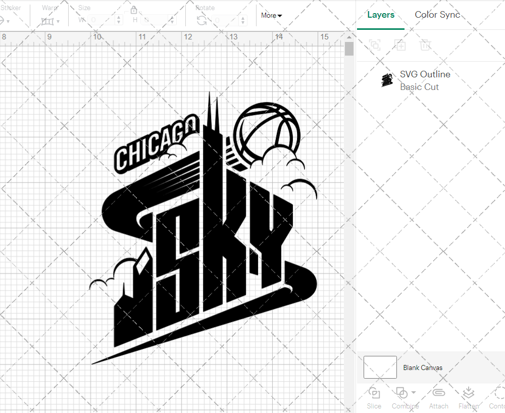 Chicago Sky 2006, Svg, Dxf, Eps, Png - SvgShopArt