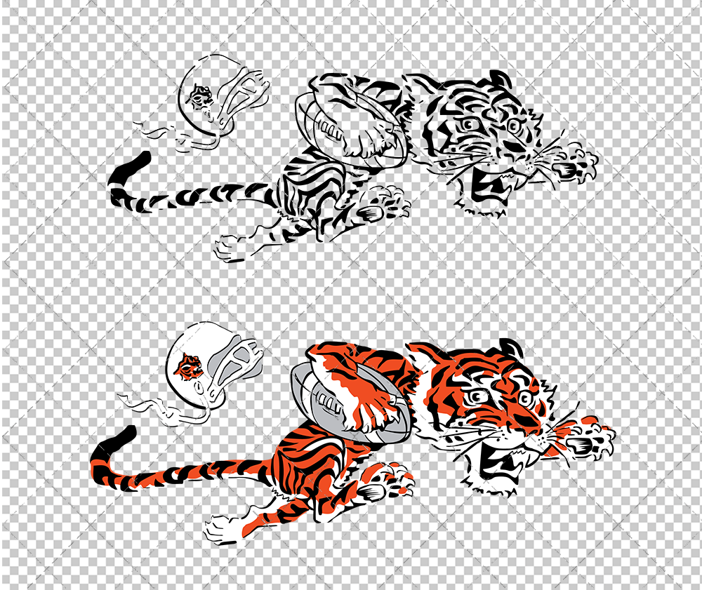 Cincinnati Bengals 1968, Svg, Dxf, Eps, Png - SvgShopArt