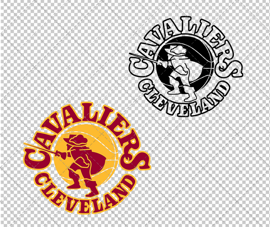 Cleveland Cavaliers 1970, Svg, Dxf, Eps, Png - SvgShopArt